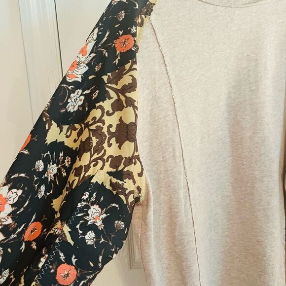 Free People Bohemian Cream Long Sleeve Shirt - Picture 9 of 13